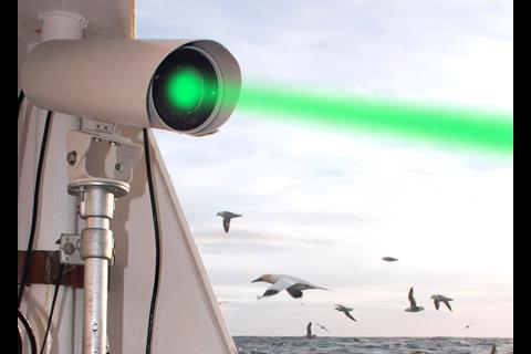 The SeaBird Saver laser beam